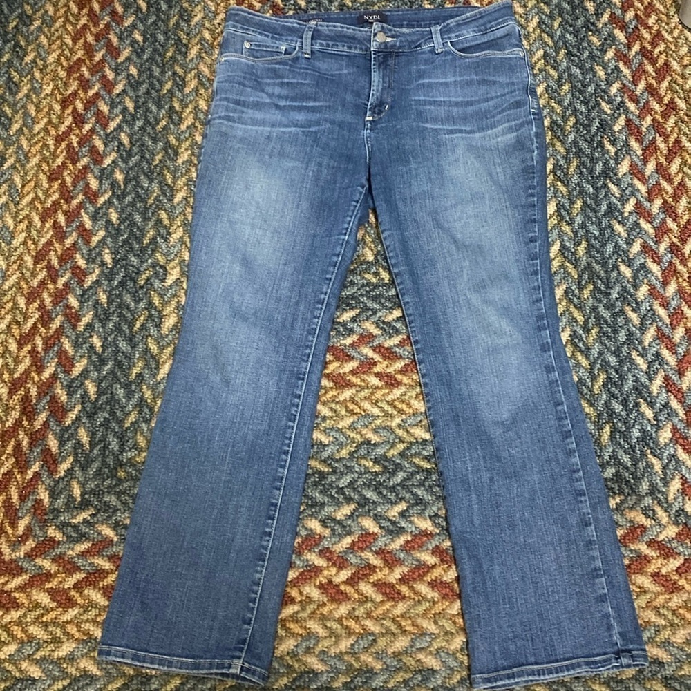 NYDJ Marilyn Straight Lift & Tuck Size 16P Jeans Slimming Denim